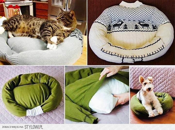 Twój domowy projekt: jak zrobić legowisko ze swetra dla pupila