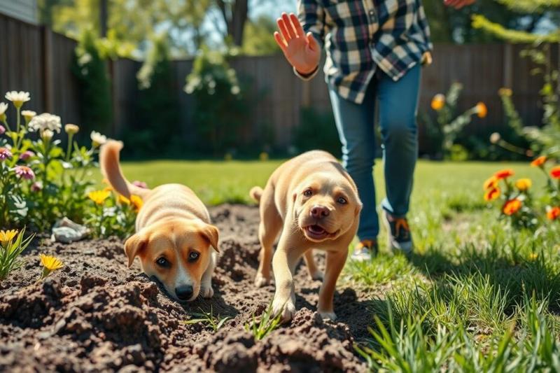 Przyczyny kopania dołów przez psa